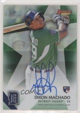 2015 Bowman's Best of Green Refractor 67/99 Dixon Machado #B15-DM Auto 0b5