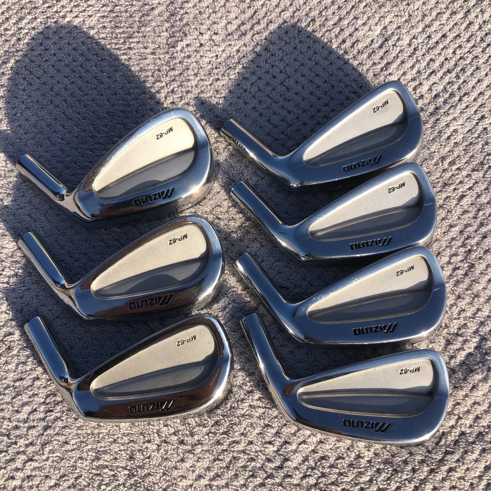 Mizuno MP-62 кованые железные головки 4–PW (7 шт.) шланг 0,355 дюйма | Tour Feel & Control - Изображение 2 из 4