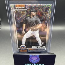 2026 Topps Series 1 Nolan McLean Confetti Foil RC #214 Mets