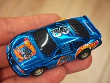 TYCO Hot wheels 30 years Anniversary Pontiac grand prix chrome blue HO Slot Car