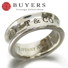 TIFFANY&Co. Used Ring 1837 Silver 925 7.3g Accessories Standard Women