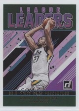 2019-20 Panini Donruss League Leaders Green Flood Rudy Gobert #6 z7h