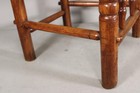 MUSEUM QUALITY 17TH C TURNED CARVER STYLE HEARTH CHAIR ORIGINAL TURNED SEAT RAIL — photo 9