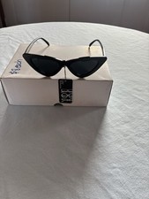 Women's Cat Eye Sunglasses Black Frame Black Lens UV Protection