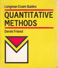 Quantitative Methoden (Longman Exam Guides), D Friend