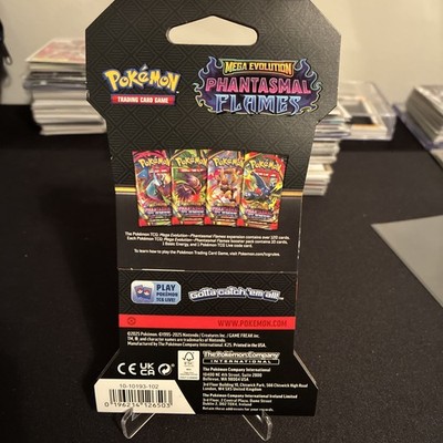 Phantasmal Flames PFL Sleeved Booster Pack Pokmon TCG SEALED