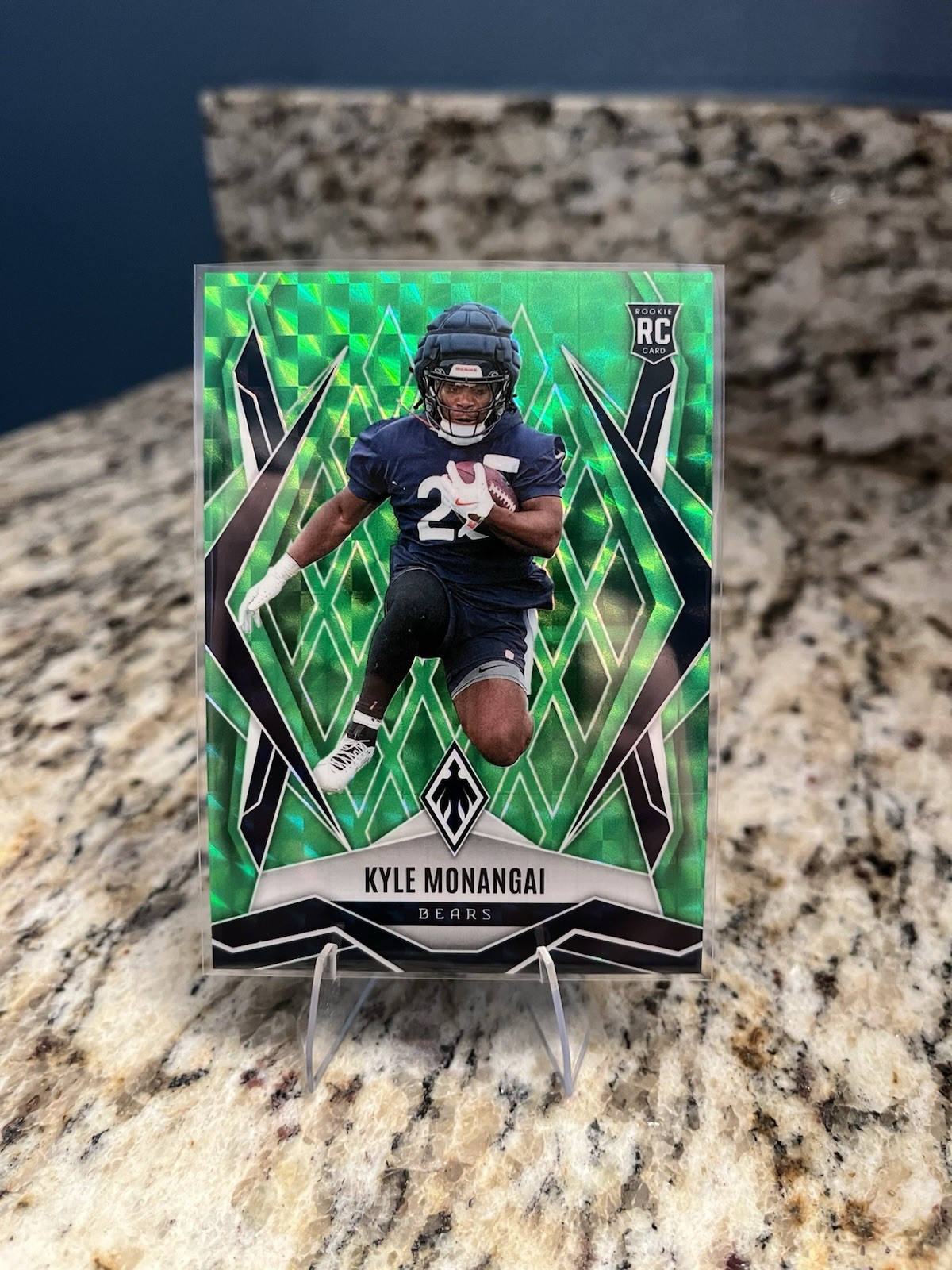 2025 Panini Phoenix - Rookie Kyle Monangai Lime Green Pyramids /285 (RC) #249