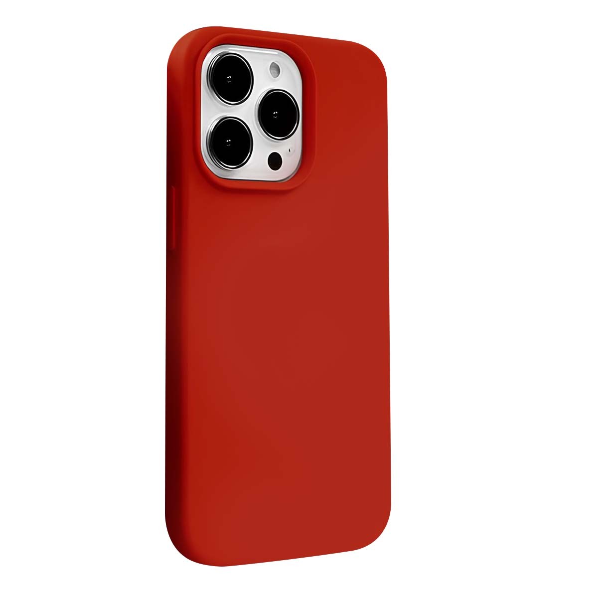 Coque silicone magnétique rouge pour iPhone 13 Pro Max antichoc