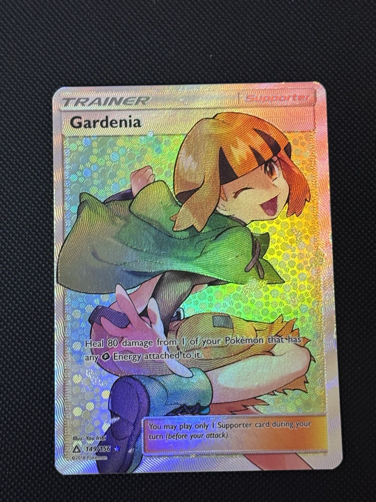 Gardenia - 149/156 - Pokemon Ultra Prism Sun & Moon Full Art Ultra Rare Card NM