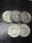 [Lot of 5] Franklin Half Dollar - 90% Silver - Choose How Many Lots of 5!