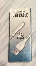 6ft Micro USB Cable - Grey M23D
