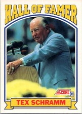 1991 Score - Hall of Famer Tex Schramm #673