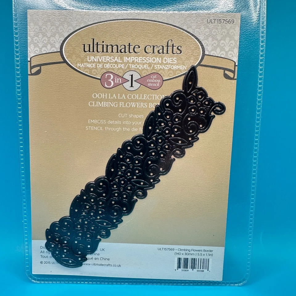 Ultimate Crafts Cut Emboss Stencil Universal Impression Metal Dies Your Choice - image 3 of 4