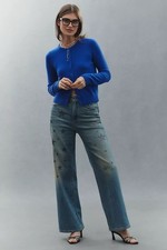 Pilcro The Austyn High-Rise Wide Leg Jeans Anthropologie Women s Size 31