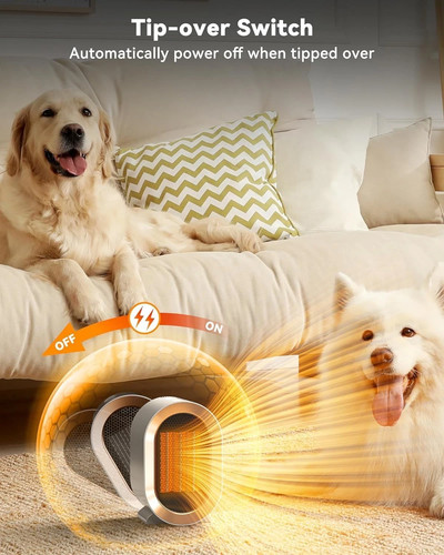 Portable Energy Efficient Space Heaters Indoor Use, Air Heater/shipped from USA - Picture 6 of 29