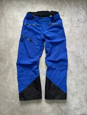Peak Performance Teton Gore Tex Ski Pants Snowboarding Freeride Blue Mens sz L