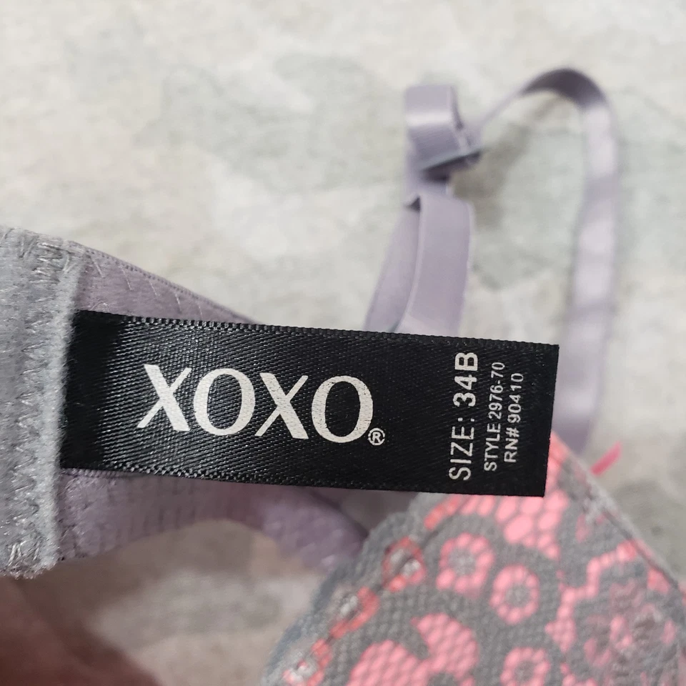Xoxo文胸女式34B灰色钢圈 — 第 4/4 张图片