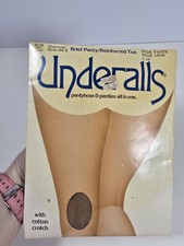 Vtg Underalls Pantyhose Queen 310X Nude Brief Legs NEW
