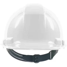 White Type 1 Class E Hard Hat with 4-Point Pinlock Suspension