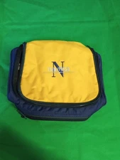 Nautica Top Zip Travel Kit Toiletry Adjustable Bag Organizer Mens 