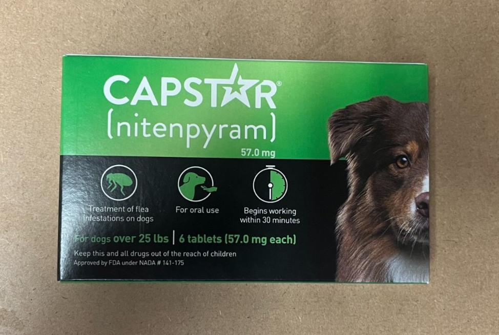Capstar (Nitenpyram) Treatment for Dogs over 25lbs EXP06/2026+