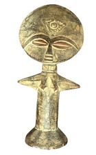 7  Ashanti Akua  ba Fertility Doll Hand-Carved Wood Ghana African Tribal Art