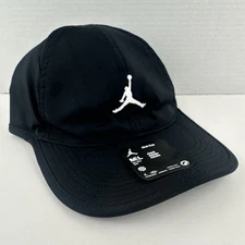 Nike Club Cap Air Jordan Jumpman Black Jumpman Hat FN4675 010 Adult Size M/L