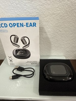 OPEN BOX -YYK-Q16 Pro LCD Open-Ear Wireless Earbuds | 80H Playback | IPX6