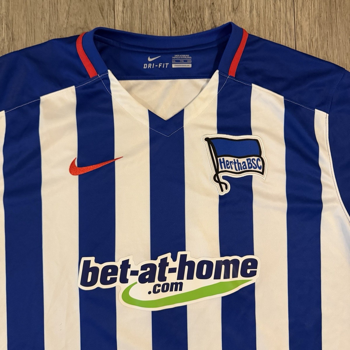 Nike Hertha Berlin BSC Soccer Football Jersey Men's 2015-2016 Home