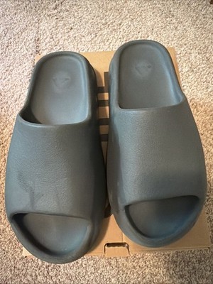 adidas Yeezy Sandal Slides Slate Marine, Size 9
