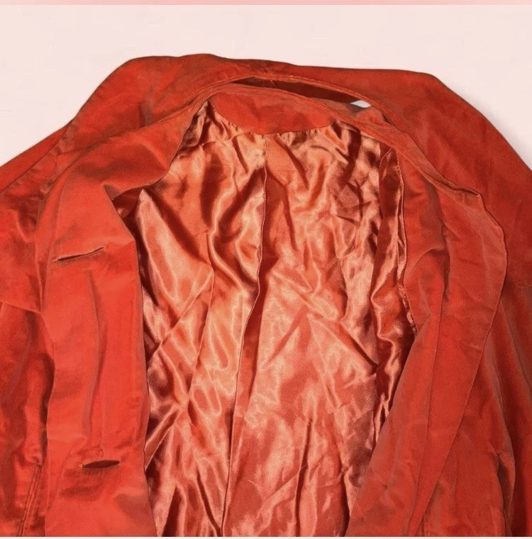 Abrigo columpio vintage años 60 Marguerite Rubel Vermillion Foto 4 de 4