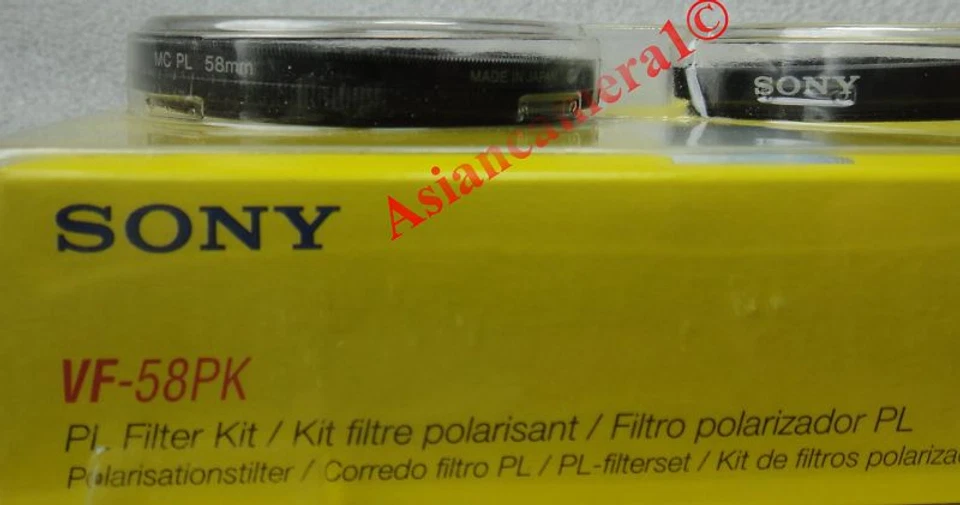 Sony 58mm MC Protector + Polarizing Lens Filter VF-58PK Camera Camcorder Circul - Image 4 of 4