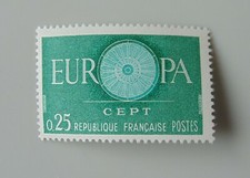 Année 1960 france YT 1266 neuf luxe ** europa