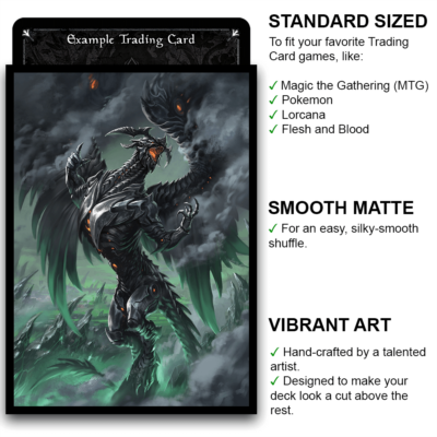 mtg dragon card sleeves Shield Matte The sturdy cardboard box contains 100 sleeves that fit standard size TCG cards measuring up to 63 x 88 mm (2 x 3) mtg dragon card sleeves 100ct