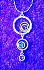 Blu Hues Swarovski Cryst Necklace✨Custom Brighton Halo Radiance Tanzanite Purpl