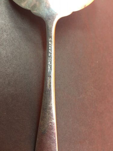 S.KIRK & SON STERLING SILVER REPOUSSE BON-BON SPOON - fAnCy - Picture 5 of 8