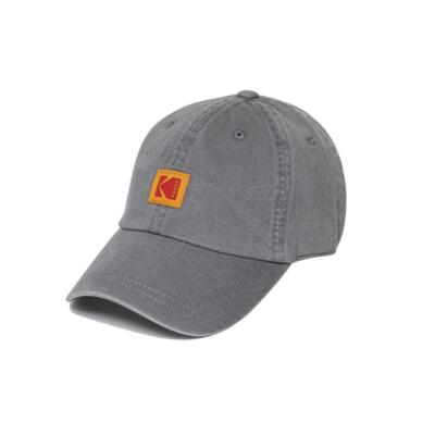 ◆KODAK◆ Square Logo Relax Fit Ball Cap GREY K4343LCP72GRY Genuine Kodak Square Logo Relaxed Fit Ball Cap GREY | eBay