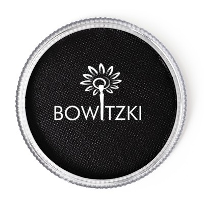 Bowitzki 30g Black Face Paint for Halloween Clown Makeup Black Face Painting
