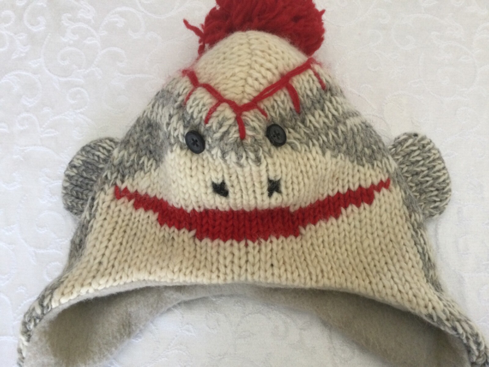 Sock Monkey Winter Knit Hat - image 4