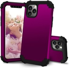 For iPhone 11 Pro 5.8 inch 3 in 1 Hybrid Shockproof Defender Phone Case Cover