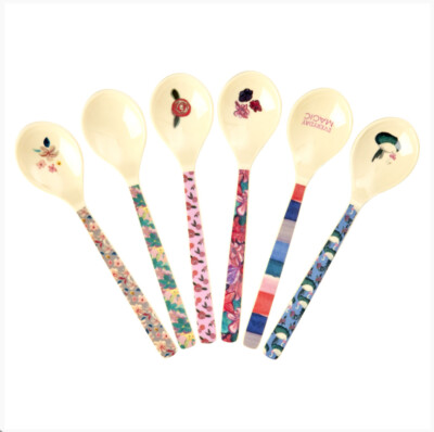 RICE: Teelöffel aus Melamin, ''A New York Minute''-Prints, teaspoon