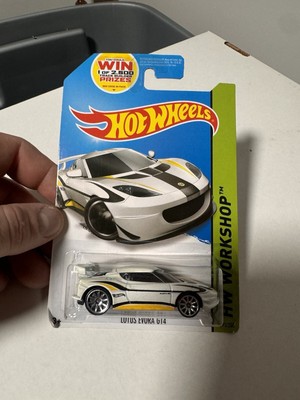 2013 HOT WHEELS HW WORKSHOP LOTUS EVORA GT4 WHITE 193/250