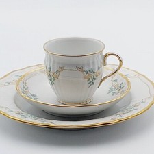 KPM Berlin Rocaille Dekor 29 Naturelle Kaffeegedeck Kaffee Tasse 