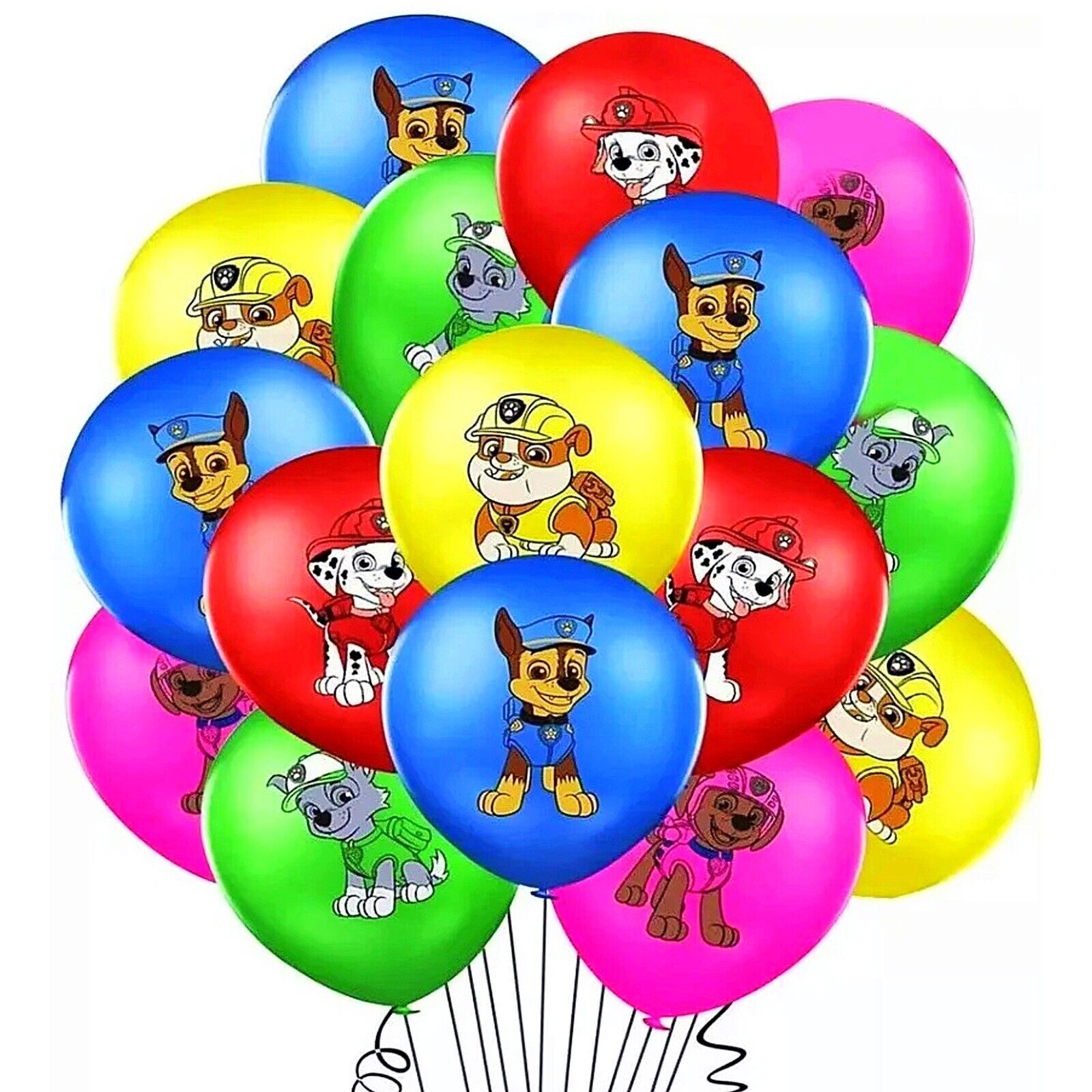 Paw Patrol Birthday Balloons Party Decoration Marshall Skye Latex