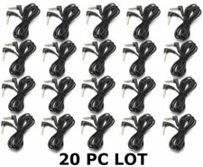 20 PCS LOT OF 10065X Auxiliary input cable adapters 4ft. 3.5mm Right Angle Male