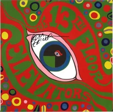 13TH FLOOR ELEVATORS Psychedelic Sounds VINYL LP, Roky Erickson Autograph SIGNED