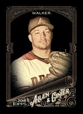 2018 TOPPS ALLEN GINTER X BASEBALL BASE CARD #296 Taijuan Walker Diamondbacks