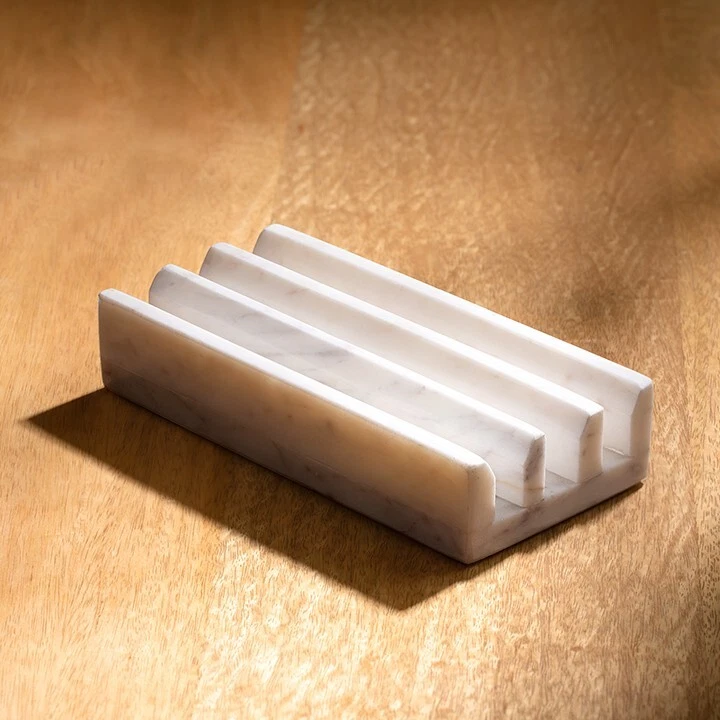 Natural Indian white Marble chopping board stand standard size