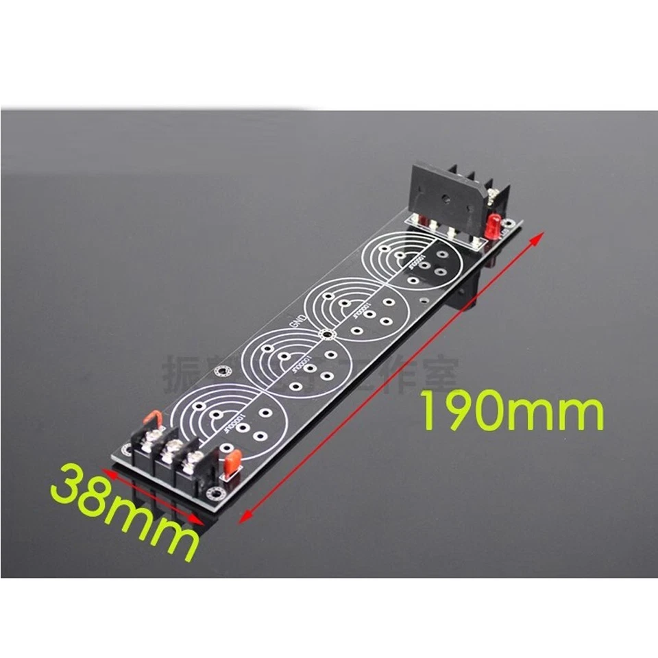 Amplificador de filtro rectificador de puente único fuente de alimentación placa PCB Foto 3 de 3