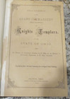 1864 - 1875  Knights Templar Book Grand Commandery State of OHIO Very Rare — photo 4